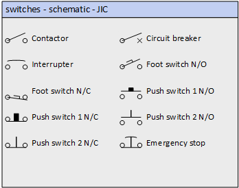 JIC schematic switches